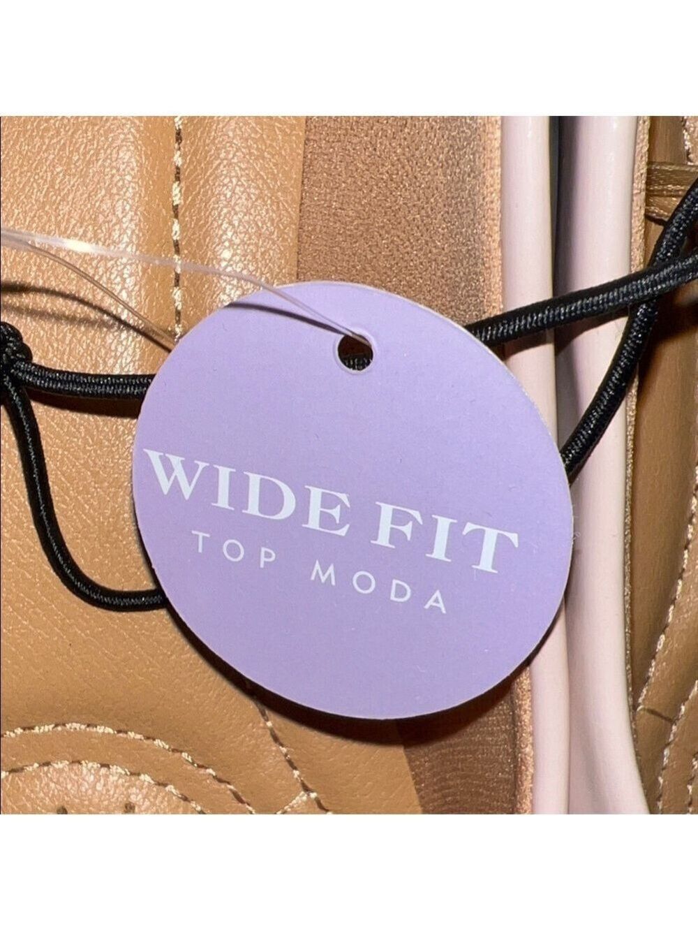 TOP Moda Nude Rhinestone Bow Flats - Picture 3 of 11